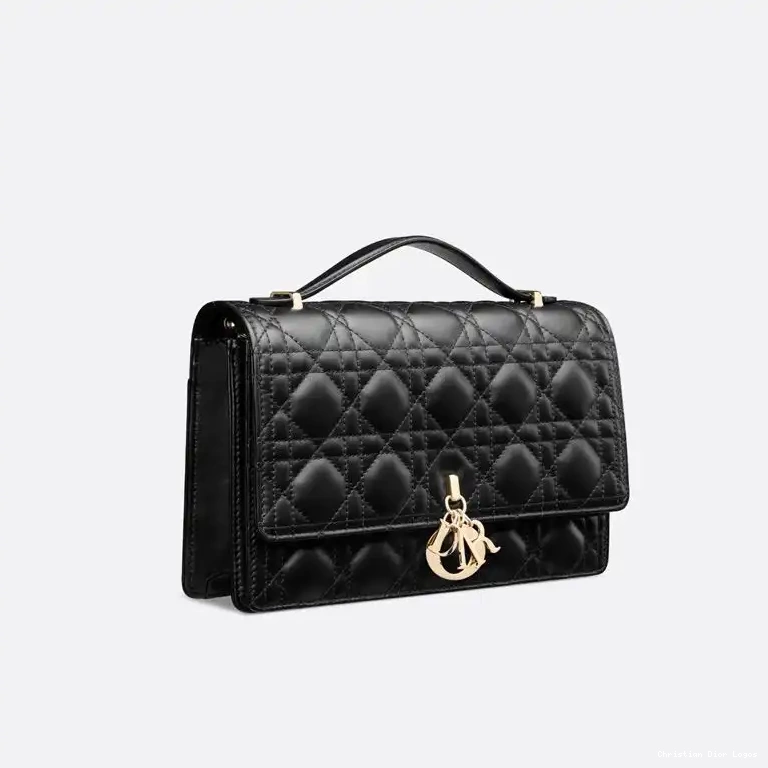 Cheap Handle Bag Lambskin Black Miss Cannage Top Small Dior 0426 Luxury